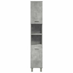 Berkfield 4 Piece Bathroom Furniture Set Concrete Grey Engineered Wood - thumbnail 7