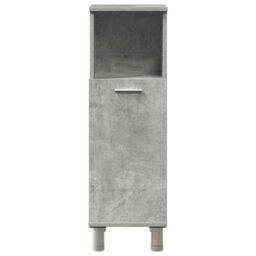 Berkfield 4 Piece Bathroom Furniture Set Concrete Grey Engineered Wood - thumbnail 5