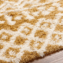 Livabliss Urban Shaggy-Geometric Camel Ivory Soft Plush Pile Living Bedroom Rug 200 X 290 Cm Easy Care, Non Shedding - thumbnail 3