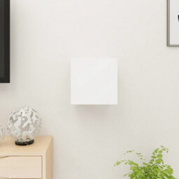 Berkfield Wall Mounted Tv Cabinet White 30.5X30X30 Cm - thumbnail 4
