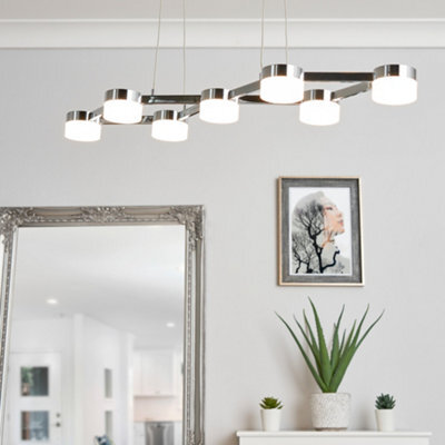 Litecraft Calonne 7 Light Led Diner Pendant Bar - image 1
