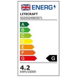Litecraft Calonne 7 Light Led Diner Pendant Bar - thumbnail 6