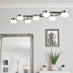 Litecraft Calonne 7 Light Led Diner Pendant Bar - thumbnail 1