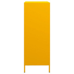 Berkfield Highboard Mustard Yellow 68X39X103.5 Cm Steel - thumbnail 6