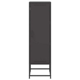 Berkfield Highboard Black 36X39X123 Cm Steel - thumbnail 6