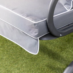 Alfresia Roma Swing Seat With Grey Luxury Cushions - thumbnail 3