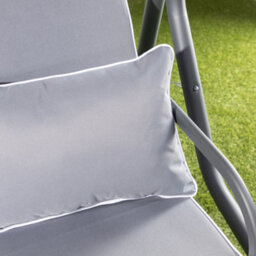 Alfresia Roma Swing Seat With Grey Luxury Cushions - thumbnail 4