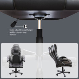 Lassic Vida Designs Coma Racing Gaming Ukfr Chair, Black - thumbnail 8