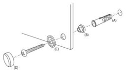 60 X 90Cm Rectangle Frameless Bathroom Mirror With Pre-Drilled Holes And Wall Hanging Fittings - thumbnail 3