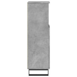 Walplus Bathroom Cabinet Concrete Grey 30X30X100 Cm Engineered Wood - thumbnail 5
