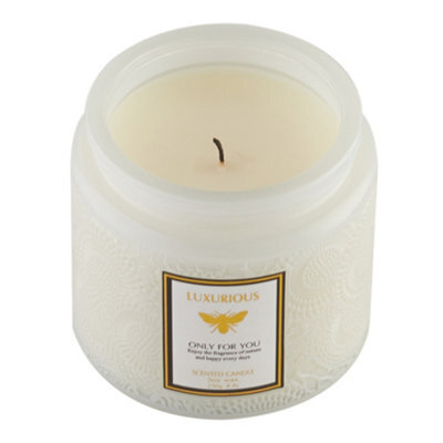 Thehotsale Indoor Soy Wax Litsea Cubeba Scented Candle White - image 1