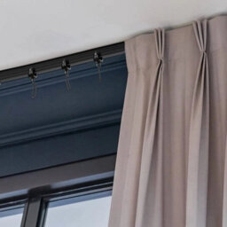 5Meter Black Flexible Straight Standard Bay Window Curtain Track Glider Rail - thumbnail 6