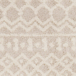 Livabliss Square Urban Shaggy-Geometric Cream Beige Soft Plush Pile Living Bedroom Rug 200 X 200 Cm Easy Care, Non Shedding - thumbnail 7