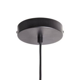Wyld And Coco Golden Iron Pendant Lamp With Perforated Shade, Modern Glamour, W60 X D30 X H157 Cm - thumbnail 6