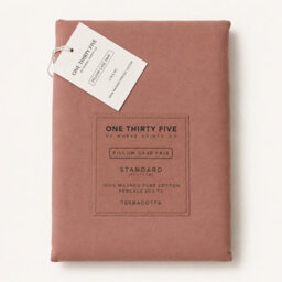 Where Saints Go Ltd Terracotta Washed Cotton Pillowcases Pack Of 2 50 X 75Cm - thumbnail 4