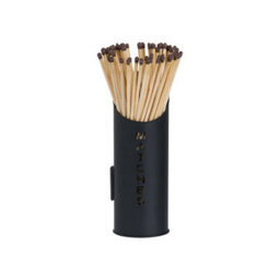 Black  Finish  Logs  And  Kindling  Buckets  &  Matchstick  Holder - thumbnail 4