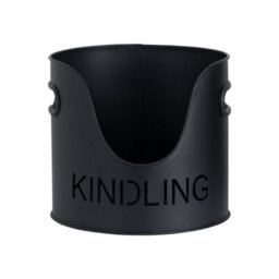 Black  Finish  Logs  And  Kindling  Buckets  &  Matchstick  Holder - thumbnail 3