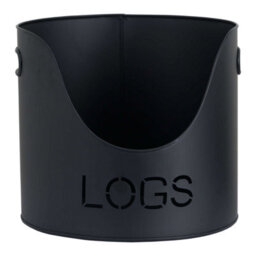Black  Finish  Logs  And  Kindling  Buckets  &  Matchstick  Holder - thumbnail 2