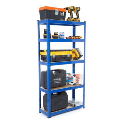 Racking Solutions Garage Shelving Units / Racking 5 Levels 1500mm H X 750mm W X 300mm D - image 1