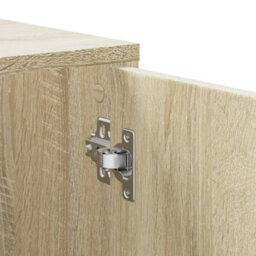 Berkfield Corner Cabinet Sonoma Oak 200X40X45 Cm Engineered Wood - thumbnail 9