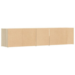 Berkfield Corner Cabinet Sonoma Oak 200X40X45 Cm Engineered Wood - thumbnail 6