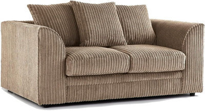 Sofaselectionuk Ltd Jumbo Cord 2 Seater Sofa In Beige - image 1