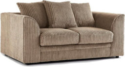 Sofaselectionuk Ltd Jumbo Cord 2 Seater Sofa In Beige