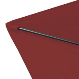 Sundaze Parasol 2.7M Wine Red Garden Umbrella Sun Shade Canopy With Hand Crank, Tilt Function & Base - thumbnail 7