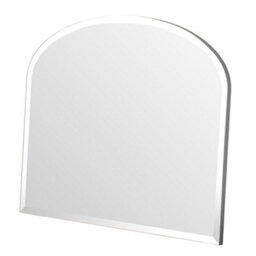 Yearn Minimal Bevelled Mantle Mirror Silver 91(W) X 69Cm(H) - thumbnail 2