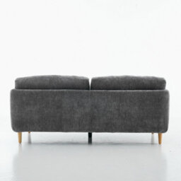 Velvet Upholstered 3 Seater Sofa, Luxury Modern 3 Seater Couch - thumbnail 5