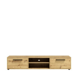Arte Maxione 10 Tv Cabinet 190Cm - Oak Artisan, Warm Woodgrain Tv Stand - thumbnail 3