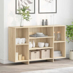 Berkfield Modern Sideboard Sonoma Oak 120X30X75 Cm Engineered Wood - thumbnail 2