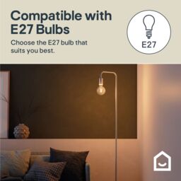 GoodHome Ghlin Satin Silver Effect Floor Lamp - thumbnail 9