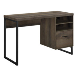 Alphason Dorel Home Candon Writing Desk Medium In Brown - thumbnail 4