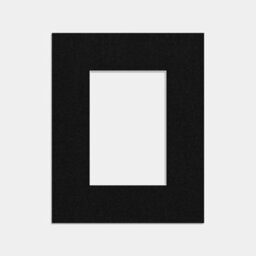 Ak Frames 10X8 Black Picture Mounts To Fit 6X4 Aperture Size - Mount Board Only (No Frame Included) - thumbnail 1