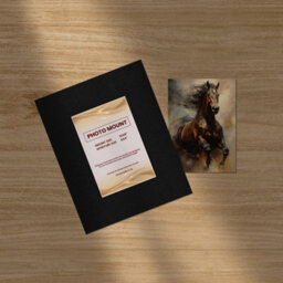 Ak Frames 10X8 Black Picture Mounts To Fit 6X4 Aperture Size - Mount Board Only (No Frame Included) - thumbnail 5
