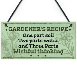 Red Ocean Garden Sign Outdoor Plaque Summerhouse Sign Garden Shed Gardening Gift Friendship Gifts