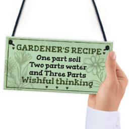 Red Ocean Garden Sign Outdoor Plaque Summerhouse Sign Garden Shed Gardening Gift Friendship Gifts - thumbnail 5