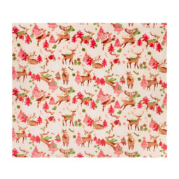 Duvet Day Sleigh Team Printed Christmas Fleece Throw, Multicoloured, 130 X 150Cm - thumbnail 2