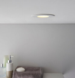 Luminosa Lighting Luminosa Orbital Smart Fire Rated Integrated Led 1 Light Recessed Light Matt White Ip65 - thumbnail 7