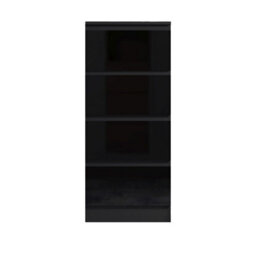 FWSTYLE 4 Drawer Chest Of Drawers High Gloss Black Bedroom Furniture - thumbnail 7