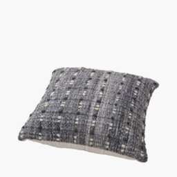 Pacific Lifestyle Indoor And Outdoor Grey Double-Stitch Scatter Cushion - thumbnail 4
