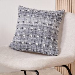Pacific Lifestyle Indoor And Outdoor Grey Double-Stitch Scatter Cushion - thumbnail 1