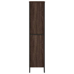 Berkfield Bookcase Brown Oak 80X31X137.5 Cm Engineered Wood - thumbnail 5