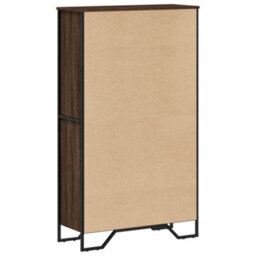 Berkfield Bookcase Brown Oak 80X31X137.5 Cm Engineered Wood - thumbnail 6