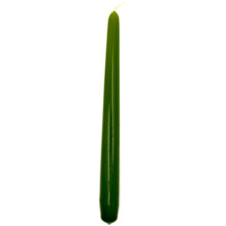 "SolaDirect Tapered Dinner Candles, Pack Of 10, Unscented, Long Burning Time, 24 Cm / 19.45"" (Olive, Varnished)" - thumbnail 7