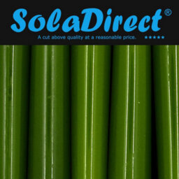 "SolaDirect Tapered Dinner Candles, Pack Of 10, Unscented, Long Burning Time, 24 Cm / 19.45"" (Olive, Varnished)" - thumbnail 2