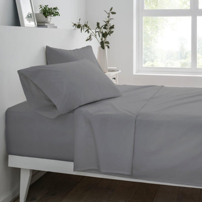 Smart Living Super Soft Easy Care Polycotton Bed Linen Luxury Bedding 32Cm Deep Bedsheet Non Iron Fitted Sheet Or Pillowcase Pair - image 1