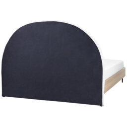 Beliani Bed Fabric Millay 160 X 200 Cm (Eu King Size) Off-White - thumbnail 5
