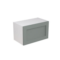 Kitchen Kit Sage Green Matt Shaker Door Wall Mounted Bridging Unit Cabinet Soft Close Drawers Flatpack - 600X360mm - thumbnail 1
